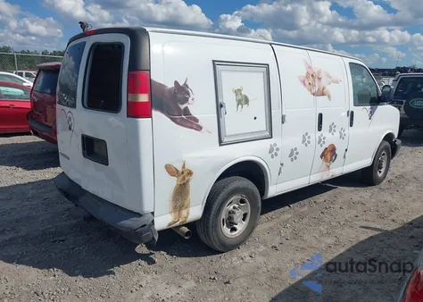 2007 Chevrolet Express Work Van из США, поврежденный, VIN 1GCGG25V471204668
